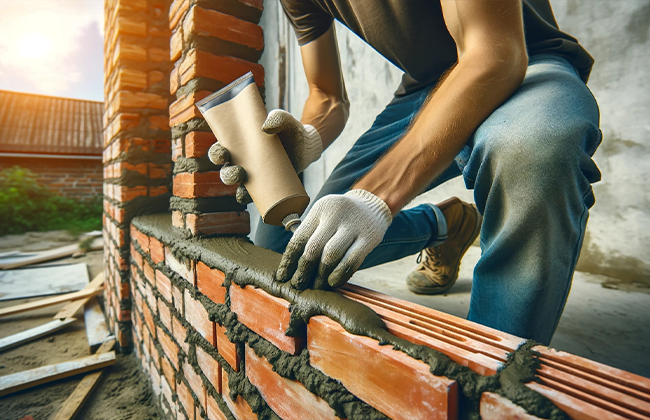 Brick Mortar Repair in a Tube