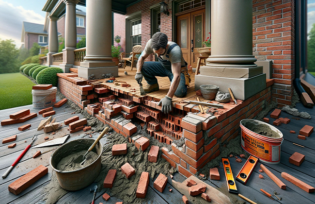 Brick Porch