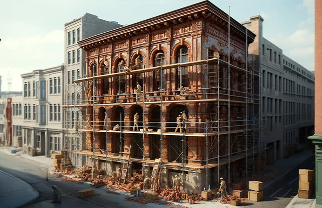 Brick Facade Restoration