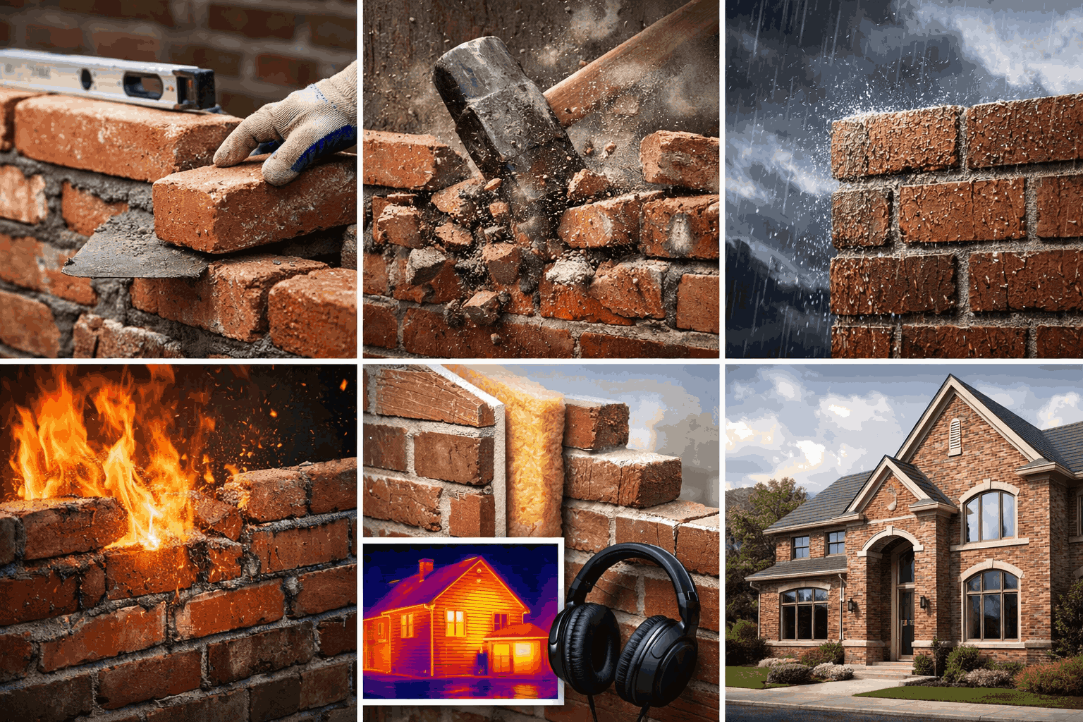 brick masonry wall showing durable brickwork structure and alignment