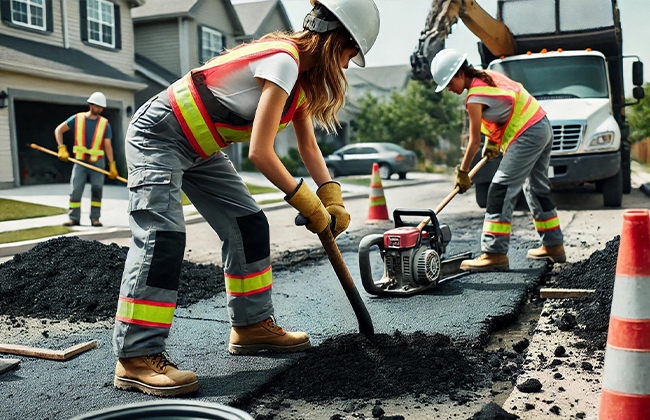 how to remove blacktop driveway