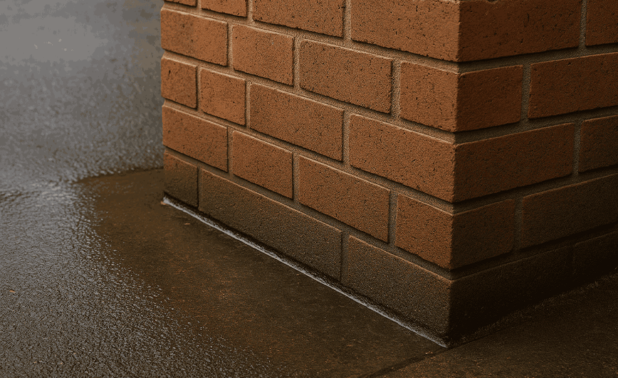 flush pointing water prevention