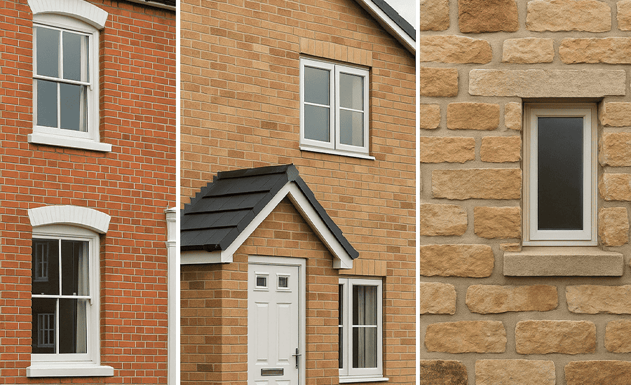 flush pointing for different properties