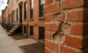 mortar erosion in Brooklyn homes