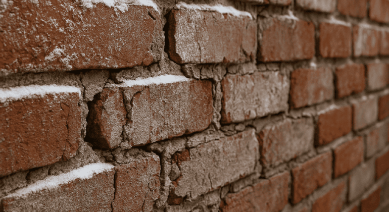 Brick pointing in NYC masonry affected by freeze-thaw cycles reducing longevity