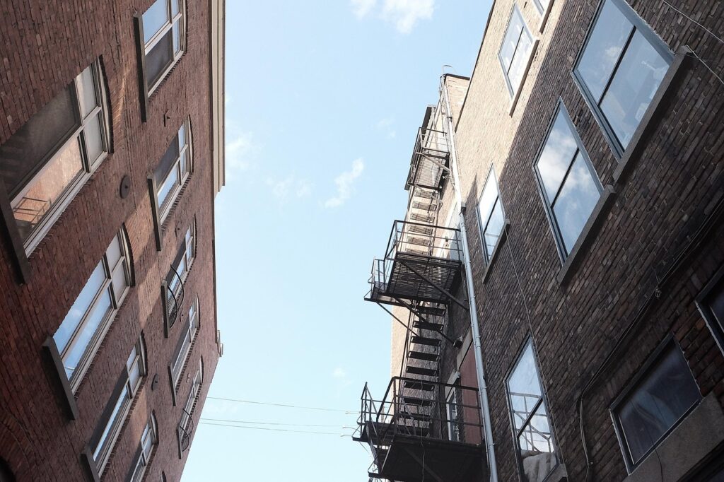 Aluminum Fire Escape Stairs