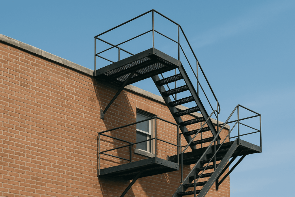Benefits of Rooftop Fire Escapes