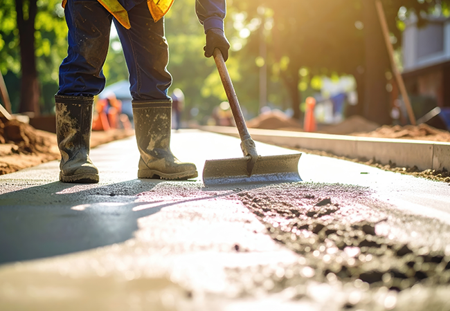 Concrete Sidewalk Brooklyn