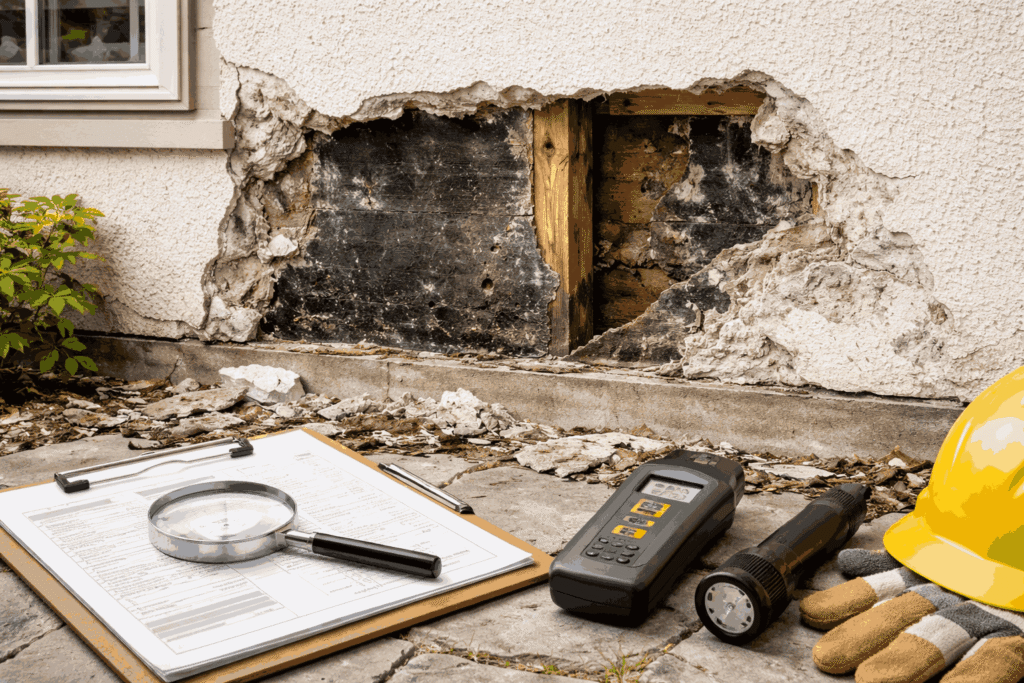Stepwise Assessment to Identify Hidden Stucco Damage