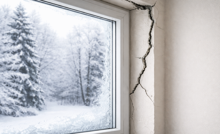 Cracks Around Windows in Winter: Causes, Risks & Prevention