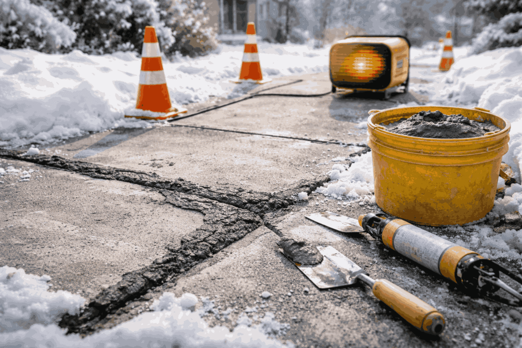 Is Winter Suitable for Concrete Repair