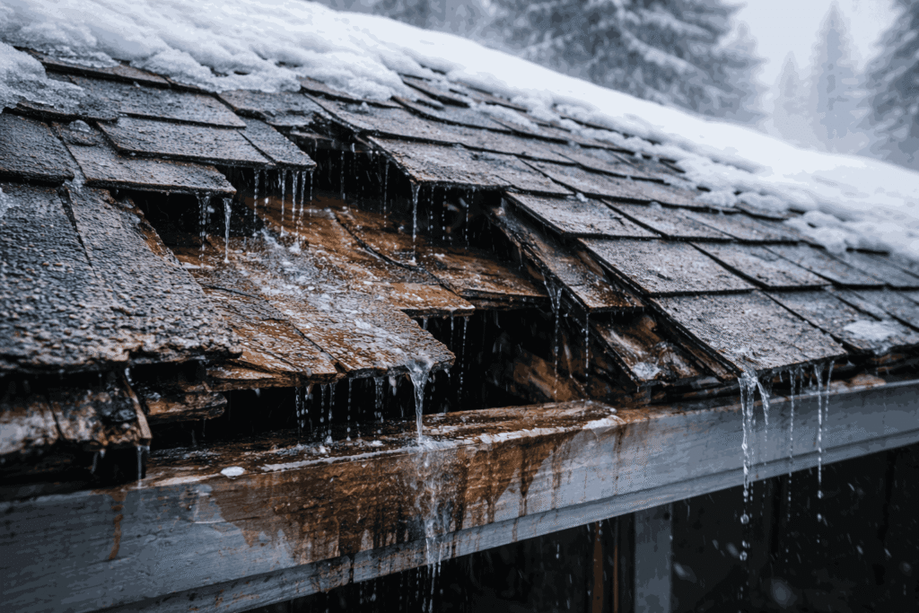 Roof Moisture Penetration