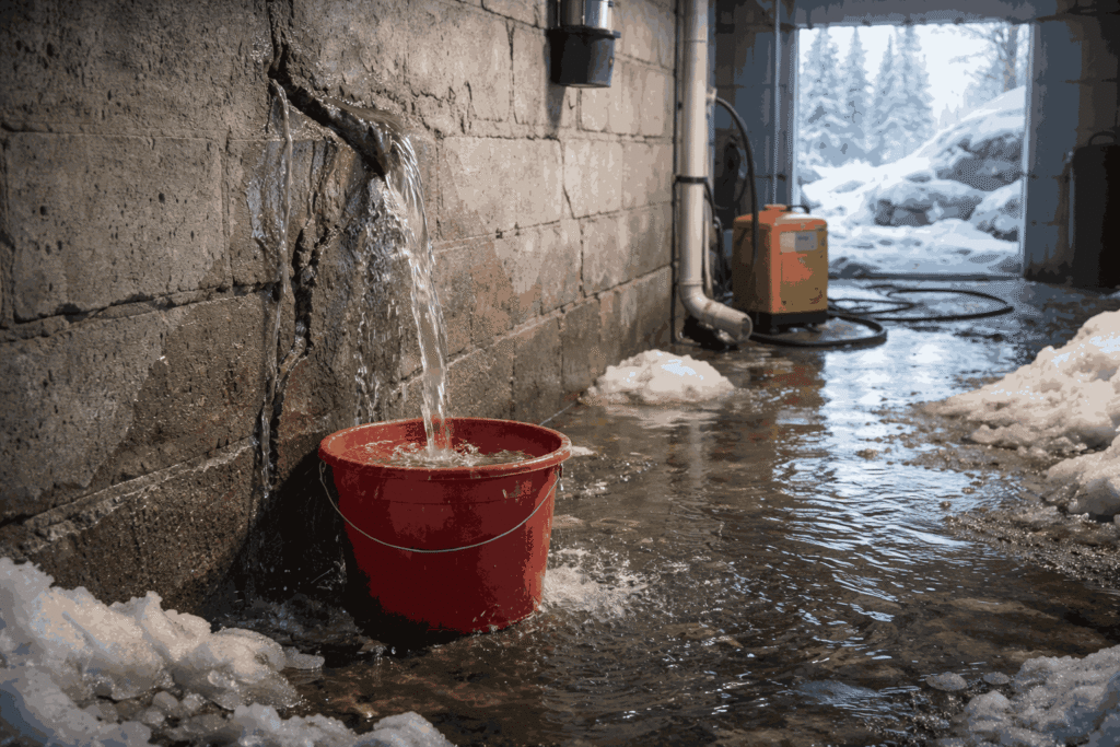 Why Basement Leaks Increase in Winter