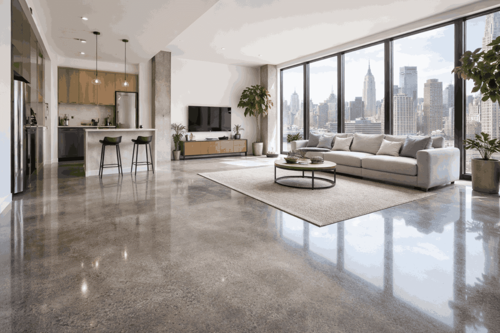 Why Polished Concrete Works Well in NYC Residential Properties Why Polished Concrete Works Well in NYC Residential Properties
