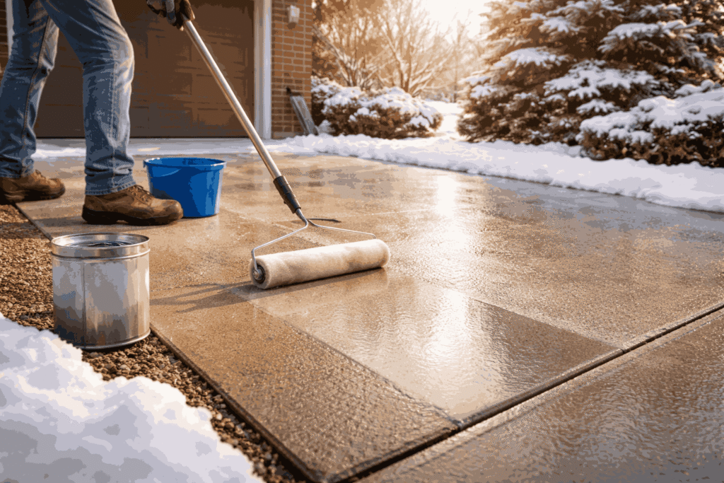 Apply Concrete Sealants Before Winter