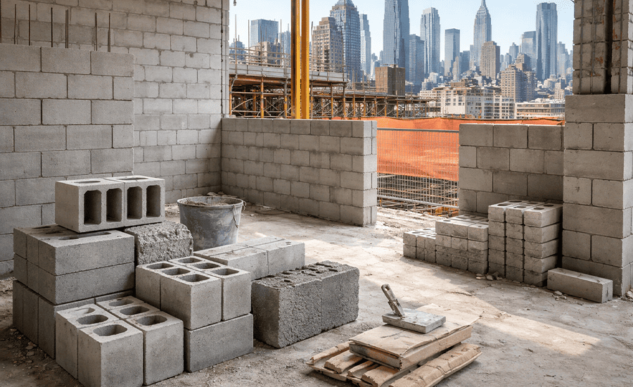 Types of Concrete Block Work Used in NYC Construction