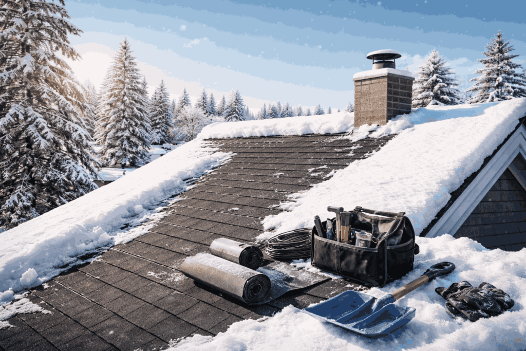 Expertise in Handling Winter Roofing