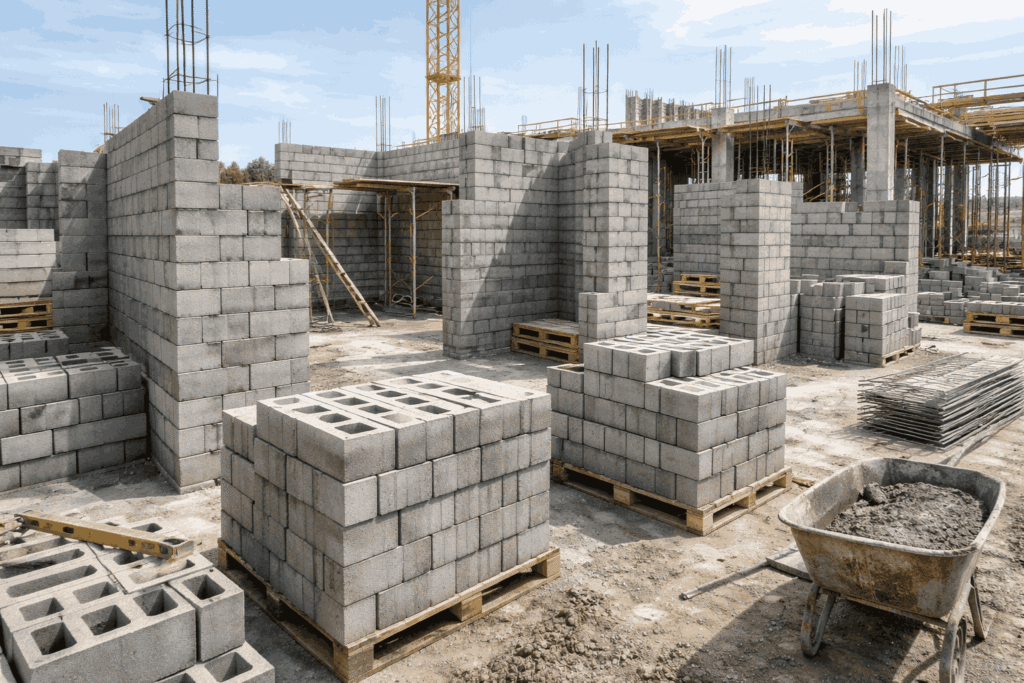 How Concrete Block Work Is Used in Construction