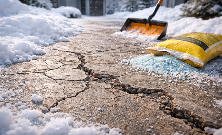 How to Prevent Winter Damage to Concrete Surfaces in NYC