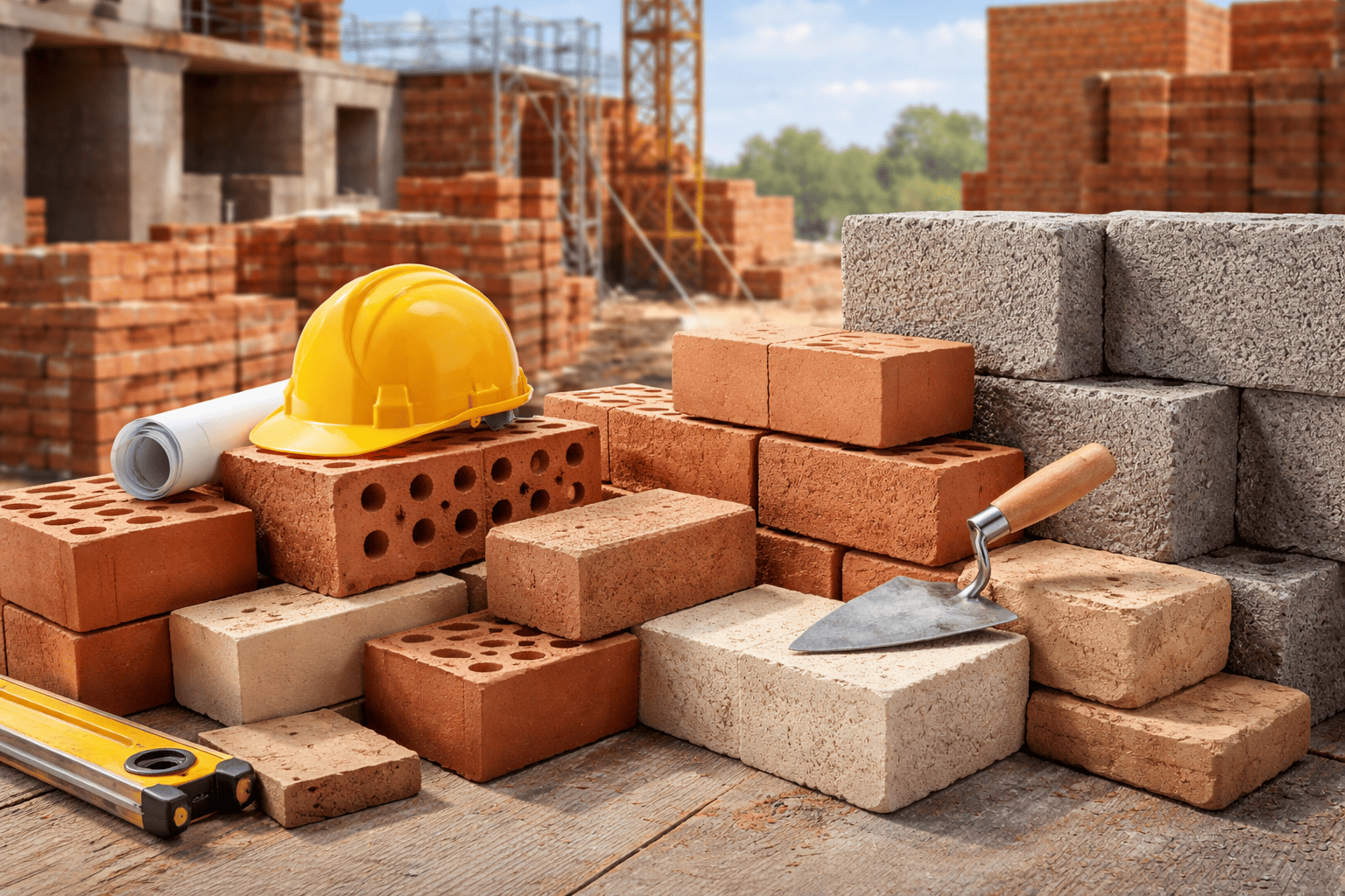 different construction bricks used to evaluate strength durability and masonry performance