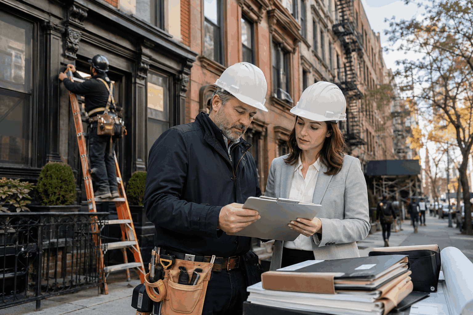 NYC property owners and contractors reviewing building maintenance plans to reduce DOB violation risks NYC property owners and contractors reviewing building maintenance plans to reduce DOB violation risks
