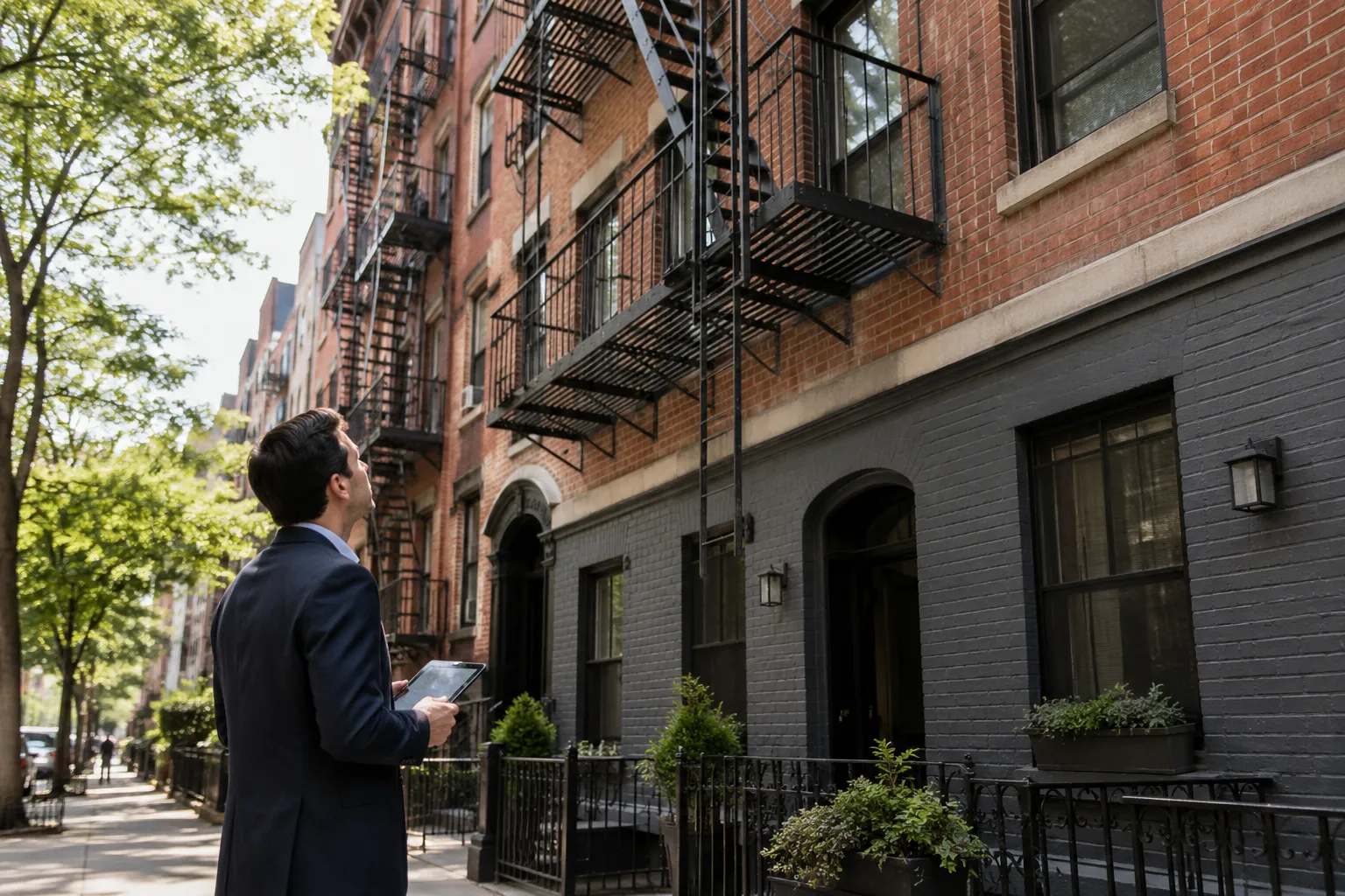 NYC property owner reviewing whether a building fire escape is required
