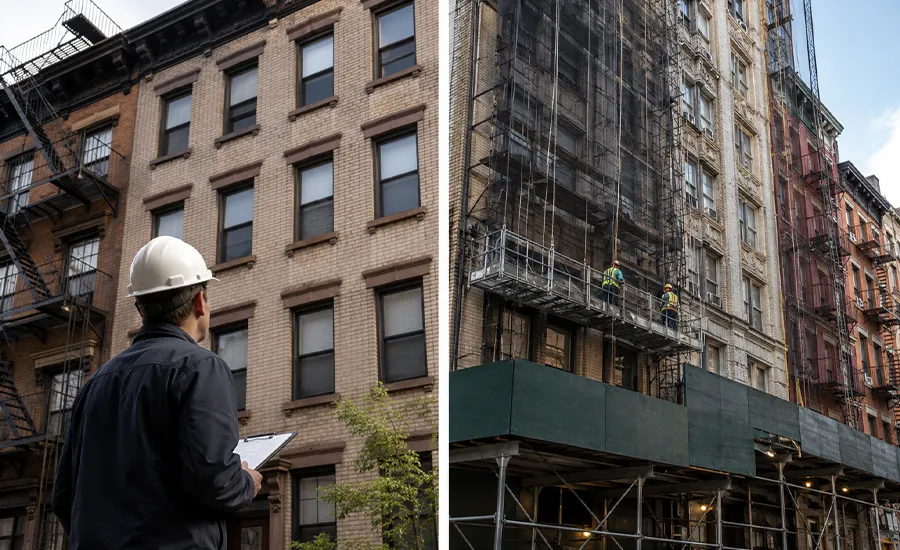 Local Law 10 vs Local Law 11 in NYC